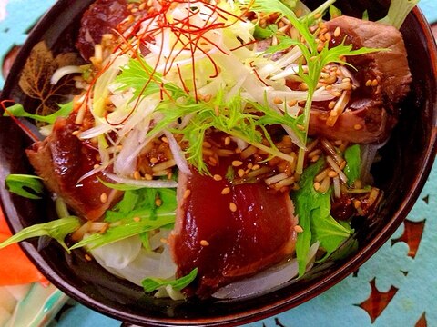 甘々新玉ねぎdeかつおのたたき丼 レシピ 作り方 By 嵯峨 恭也 楽天レシピ 甘々新玉ねぎdeかつおのたたき丼 レシピ 作り方 By 嵯峨 恭也 楽天レシピ